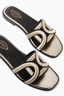 Tods flat sandals cheap
