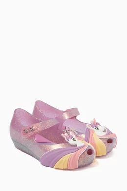 Buy Mini Melissa Purple Unicorn Ultragirl Jelly Shoes in MelFlex For Girls Online Ounass Bahrain