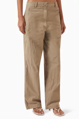 Buy Kith Brown Orson Utility Pants For Women Online Ounass Bahrain