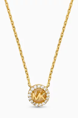 Mk necklace gold online