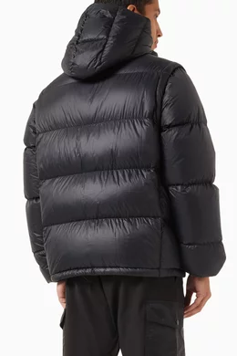 Cyclone black puffer jacket new arrivals