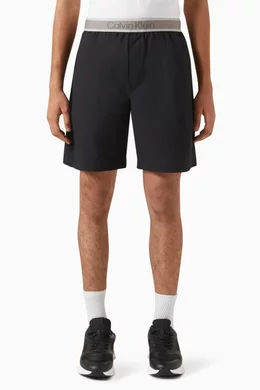 Buy Calvin Klein Performance Black 7 Logo band Gym Shorts For Men Online Ounass Bahrain