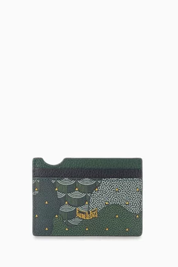 Buy Faure Le Page Green Etendard 4CC Card Holder in Scale Canvas For UNISEX Online Ounass Bahrain
