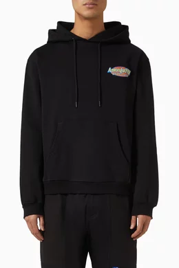 Buy Amongst Few Black International Zipper Hoodie For Men Online Ounass Bahrain