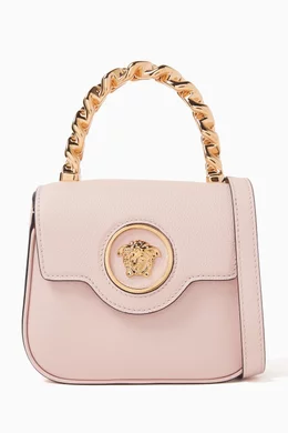 Buy Versace Multicolour Mini La Medusa Top handle Bag in Calf Leather For Women Online Ounass Bahrain