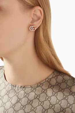 Gucci gg earrings gold store