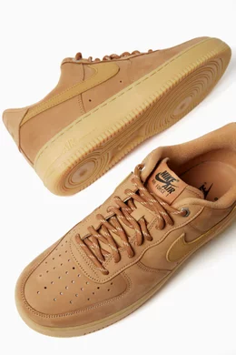 Buy Nike Brown Air Force 1 07 Sneakers in Suede For Men Online Ounass Bahrain