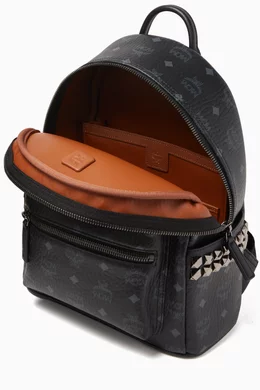 Buy MCM Black Small Stark Side Studs Backpack in Visetos For Men Online Ounass Bahrain