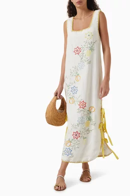 knee length dresses for ladies SPLASH MIDI DRESS main image 0