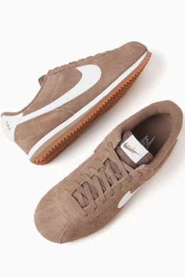 Buy Nike Brown Cortez Vintage Sneakers in Suede For Women Online Ounass Bahrain