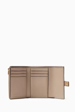 Loewe small vertical wallet in soft grained calfskin on sale
