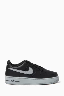Buy Nike Black Air Force 1 Sneakers For Boys Online Ounass Bahrain