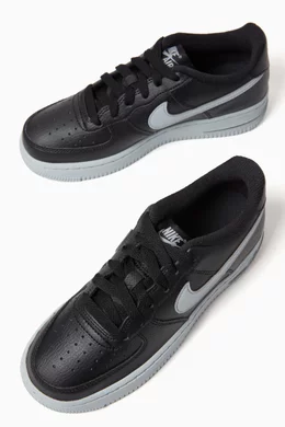 Buy Nike Black Air Force 1 Sneakers For Boys Online Ounass Bahrain