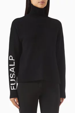 Buy Fusalp Black Isis Sweater in Wool blend For Women Online Ounass Bahrain