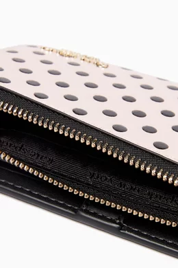 Buy Kate Spade New York Black Small Devin Polka-dot Bifold Wallet