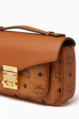 Buy MCM Brown Medium Tracy Crossbody Bag in Visetos Coated Canvas For Women Online Ounass Bahrain