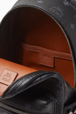 Buy MCM Black Mini Stark Backpack in Visetos For Men Online Ounass Bahrain
