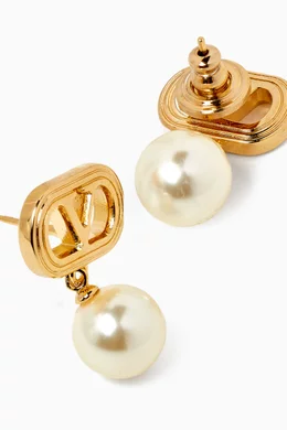 Buy Valentino Garavani Metallic Ovalette Swarovski® Pearl