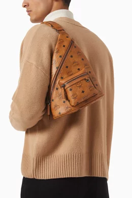 Mcm mini sling backpack new arrivals