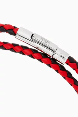 Tod's woven leather bracelet hot sale