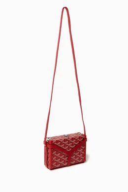 Buy Goyard Pre-Loved Red 2019 Minaudière Trunk Shoulder Bag in