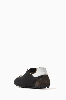 【関税＆送料込み】Maison Margiela Sprinters Drill Cotton W Buy Maison Margiela Black Sprinter Sneakers in Cotton-drill