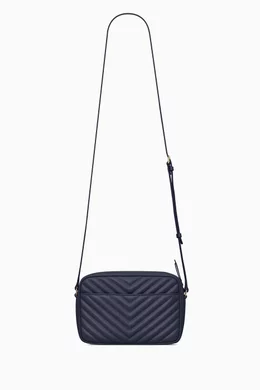 Lou Camera Shoulder Bag in Quilted Leather