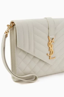 Ysl white envelope bag discount