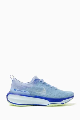 Buy Nike Running Blue ZoomX Invincible Sneakers in Flyknit For