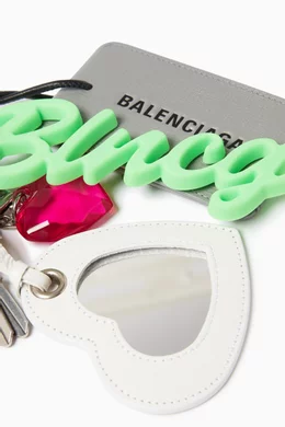 Buy Balenciaga Multicolour Aki Keychain For Women Online