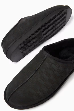 Shearling Slippers Kith Slippers Mens Buy Kith Black Monogram