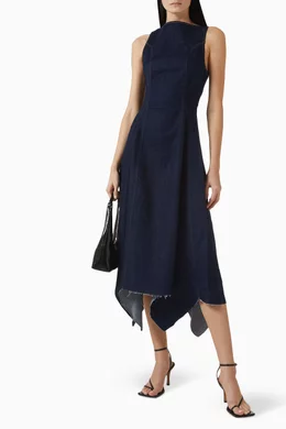 white christmas dresses CARA DENIM DRESS main image 1