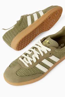 adidas gazelle silver green womens Adidas Samba OG Dark Green main image 0