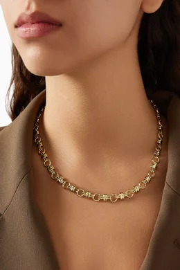 Buy Shashi Gold Jerry Necklace in 14kt Gold-plated Sterling Silver