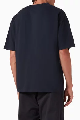 Buy C.P. Company Grey Logo Pocket T-shirt in 20/1 Jersey For Men