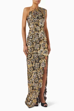 Buy Bronx and Banco Gold Tokyo Sequin-embellished Dress For Women Online |  Ounass Bahrain
