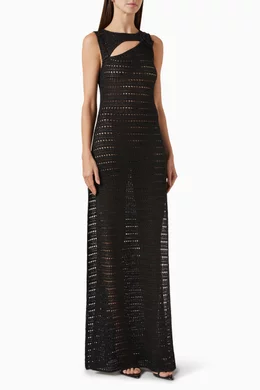 saloni black camille bows dress SOFIA DRESS (BLACK) – ANNA QUAN main image 0