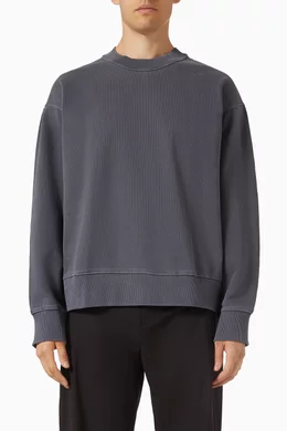 Washed Cotton Sweatshirt Cos Relaxed Jersey Sweatshirt Buy COS