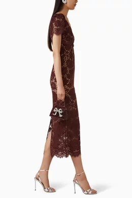 tadashi shoji embroidered lace dress Lakota Embroidered Halter Gown main image 0