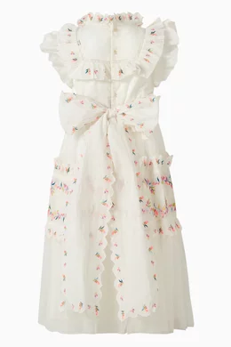 never fully dressed embroidered shirt dress Juliet JT2737A Prom Dress - Ivory/Blue