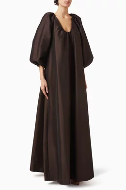 bernadette brown cape dress Short Dress George  BERNADETTE