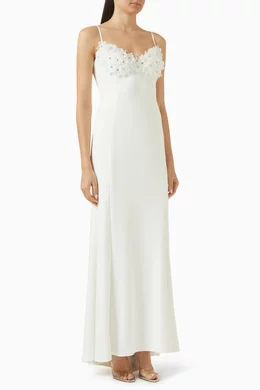 sachin and babi light blue dress Tadashi Shoji Embroidered Dress Margo Embroidered Tulle Illusion Dress  Tadashi Shoji Bridal