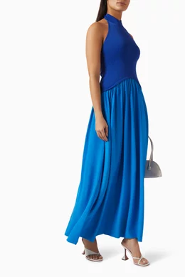 halter sage green dress Zoelle Halter Maxi Dress | Sage | Womens main image 0