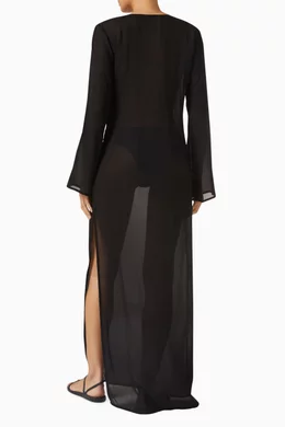 Buy Cin Cin Black Hotline Lobster Maxi Dress in Viscose For Women Online |  Ounass Bahrain
