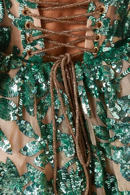 Buy Bronx and Banco Green Chloe Embellished Mini Dress For Women Online |  Ounass Bahrain