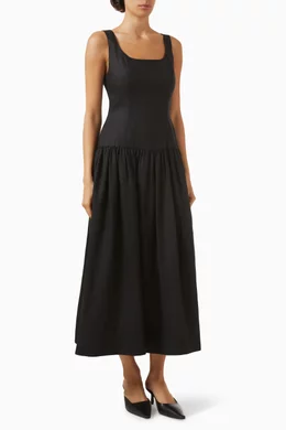 sachin and babi light blue dress Pamere Drop-Waist Dress