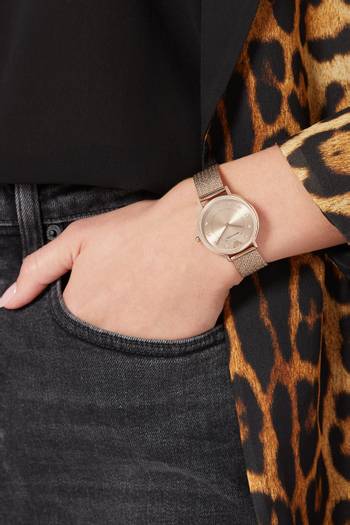 hover state of Classic Crystal-Embellished Watch