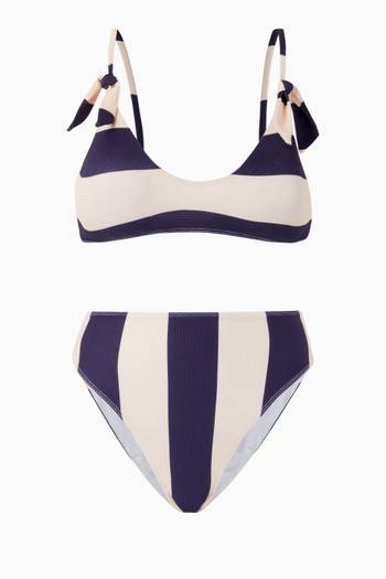 hover state of Lucia Bikini Top in Shipmate Sustainable Nylon      