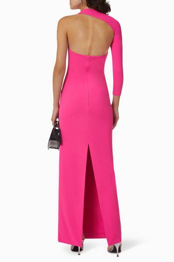 hover state of The Saren Maxi Dress in Stretch Crepe