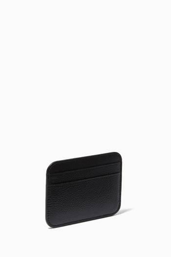 hover state of Cash Card Holder in Grained Calfskin    